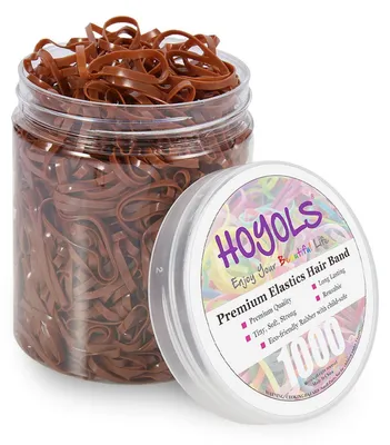 Image de Mini élastiques pour filles 1000 pièces caramel TPR