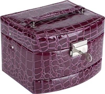 Immagine prodotto di 3 Strati Gioielli Collana Anello Scatola di immagazzinaggio Caso Donna Regalo Casa Forniture