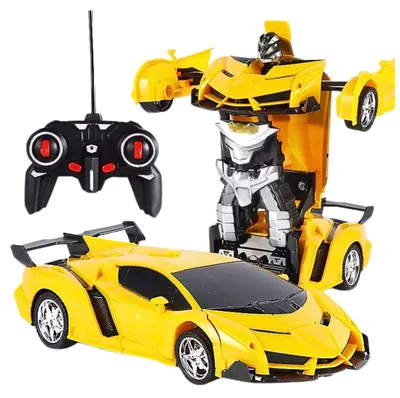 Zdjęcie produktu dla Auto robot rc 2w1 transformacja zdalnie sterowany samochód drift światła led dźwięk