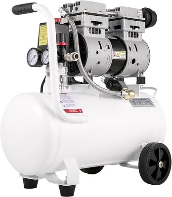 Immagine prodotto di Compressore d'aria - Compressore portatile da 5,5 galloni, 1 HP, 750 W, senza olio, serbatoio in acciaio, 115 PSI, ad alte prestazioni, ideale per riparazioni domestiche e pompe pneumatiche