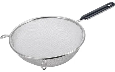 Zdjęcie produktu dla Sito kuchenne ze stali nierdzewnej, średnica 20 cm