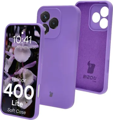 Produktbild von Bizon Soft Case Honor 400 Lite 5G lila