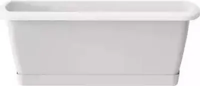 Image de Zanvic Za281 Balcon avec plaque y compris 60, blanc, 59x18,3999999999999999999x14,5 cm