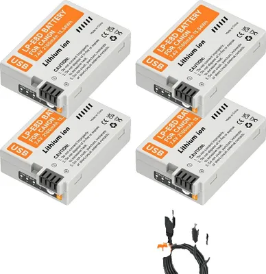 Obrázok produktu pre Batéria fotoaparátu, kapacita 2100 mAh, pripojenie na nabíjanie typu C, 4 ks