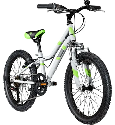 Produktbild von Galano GA20 Kinderfahrrad 20 Zoll ab 5 Jahre 120 - 135 cm Mädchen Jungen Fahrrad grau/grün