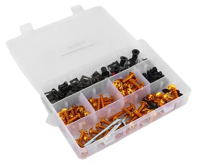 Obrázek produktu pro Sada 190 kusů spojovacích prvků (šroubů, matic, podložek) vhodná pro motocykly Honda CBR600RR, CBR900RR, CBR1000RR, CBR1100XX