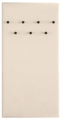Obrázek produktu pro Selsey CALETTO - Čalouněný nástěnný věšák - 68 cm - Béžový