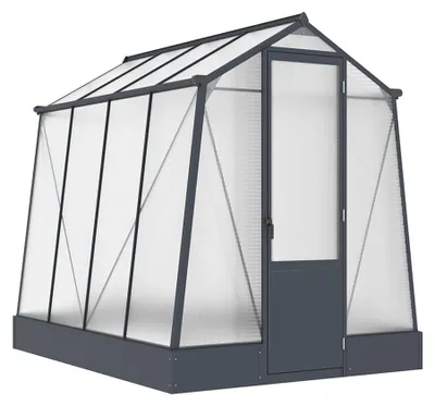 Obrázek produktu pro Skleník Westmann Aurora 68 s podezdívkou antracit 2,5x2 m