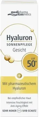 Produktbild von Hyaluron Sun Care Face Cream Lsf 50+ 50 ml