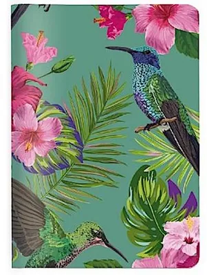 Image de Cahier A6 quadrillé, Flower Bird