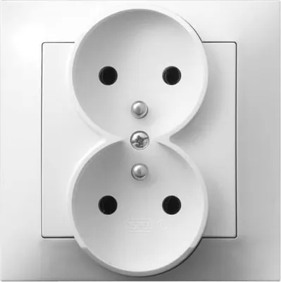 Produktbild von Ospel GP-2YZ/00, Weiß, IP20, 16 A, 84 mm, 45 mm, 84 mm