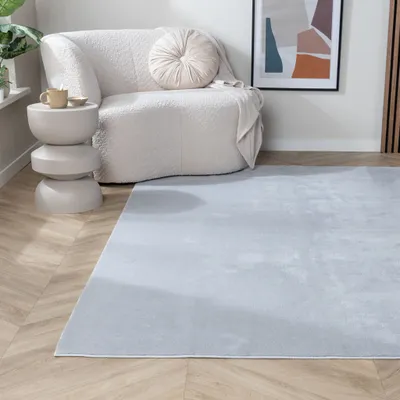 Produktbild von Volero - Waschbarer Teppich - Vivid Grau - 240x320 cm - Wohnzimmer, Esszimmer, Kinderzimmer, Schlafzimmer - Klassik, Ländlich, Modern, Skandinavisch