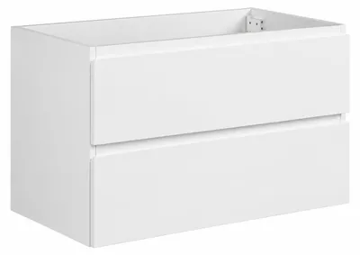 Produktbild von Waschbeckenunterschrank Angela 100cm - Hochglanz Weiß - Unterschrank Badmöbelset