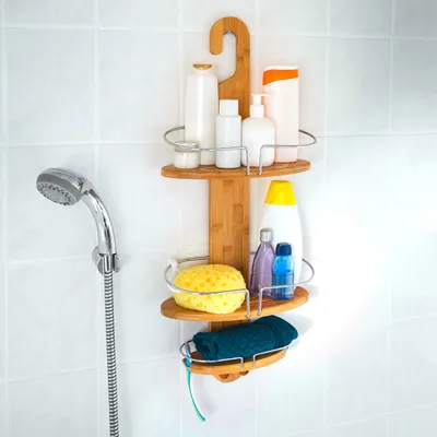 Obrázok produktu pre Bambusová sprchová polica na zavesenie RD9191