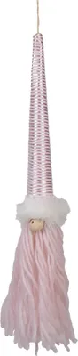 Produktbild von Clayre & Eef Deko-Anhänger Zwerg 48 cm Rosa Synthetisch