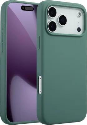 Produktbild von Accezz Liquid Silikoncase mit MagSafe iPhone 17 Pro Max - Dunkelgrün
