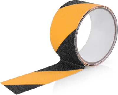 Produktbild von Anti-Rutsch Klebeband, gelb/schwarz, 5 m