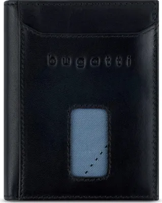 Produktbild von Bugatti Geldbörse Secure Slim Mini Zip Wallet Special 1485R 8 x 1.5 x 9.5