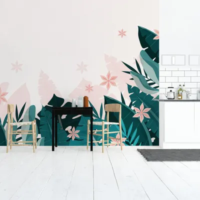 Produktbild von Muralo XXL Vlies FOTOTAPETE Tropische BLaeTTER Natur (B) 460 cm x (H) 300 cm Tapete Wandtapete WOHNZIMMER SCHLAFZIMMER 5185