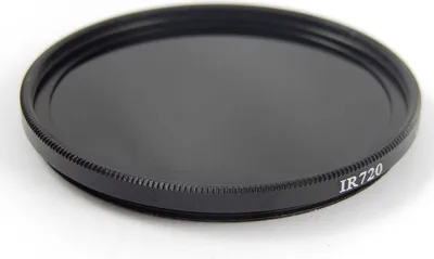 Produktbild von vhbw Universal Infrarot Filter 720nm kompatibel mit Canon PowerShot G7X, G5x, G7x Mark II Kamera Objektiv - Zirkularer IR-Filter, 49mm, Schwarz
