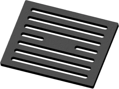 Produktbild von Eckiger Kaminrost/Ascherost 225 x 175 x 10 mm für Oranier Kaminöfen