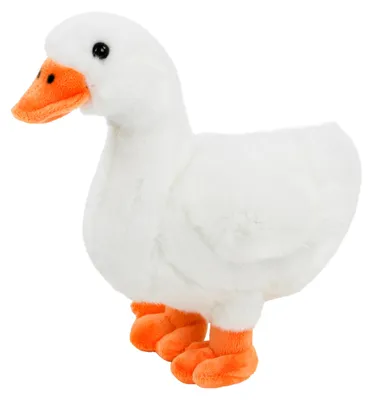 Produktbild von Kuscheltier Gans stehend 24 cm weiß Plüschgans