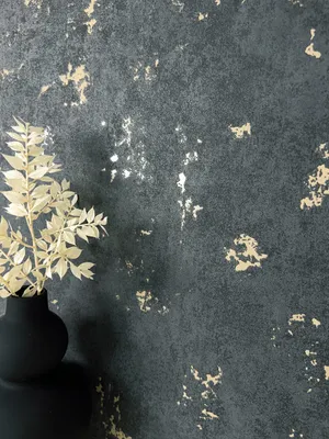 Produktbild von NEWROOM Tapete Medus Schwarz Vliestapete - Modern Leicht Glänzend Beton Germany
