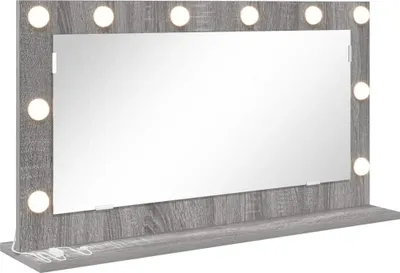 Obrázok produktu pre vidaXL Umyvadlové zrkadlo obdĺžnikové sivé Sonoma 80 x 45 x 18 cm