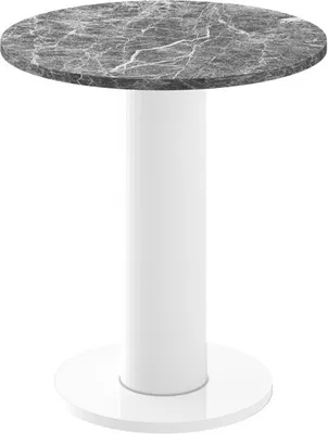 Produktbild von Design Beistelltisch rund HSO-222 Ecktisch 60cm Hochglanz Tisch