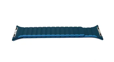 Zdjęcie produktu dla SYSTEM-S pasek 42 44 45 49 mm silikonowy elastyczny magnetyczny do Apple Watch Smartwatch Niebieski Granatowy