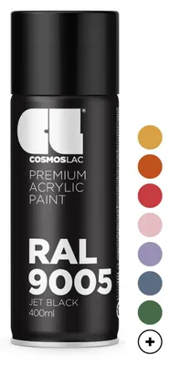 Image de Peinture en aérosol - Noir - 400 ml