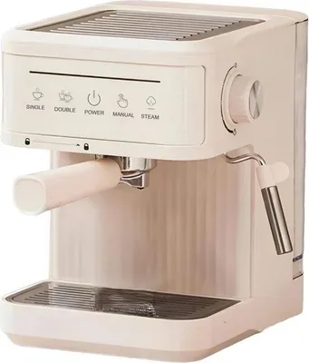 Produktbild von Espressomaschine, 20 Bar Pumpendruck, abnehmbarer Wassertank, WEISS