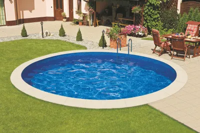 Produktbild von Mountfield Ibiza rund – 4,20 x 1,20 m – Wandstärke 0,6 mm obere kombinierte blaue P1/P3-Schienen untere Schienen keine Skimmer- und Backjet-Löcher