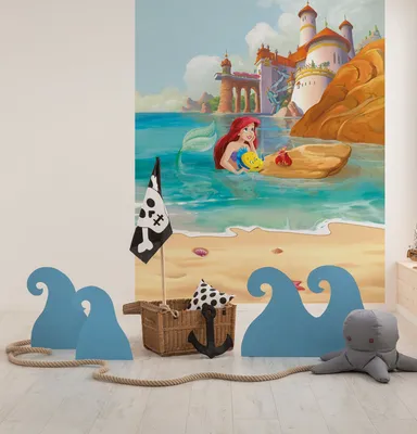 Produktbild von Komar Vlies Fototapete - Disney Ariel Daydream - Größe 200 x 250 cm
