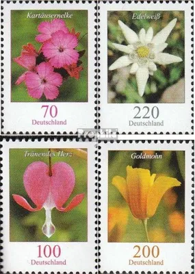 Produktbild von Briefmarken BRD (BR.Deutschland) 2006 Mi 2529-2530,2547,2568 (kompl.Ausg.) gestempelt Blumen