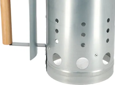 Produktbild von Grill Anzünder Kohle Starter Eisen BBQ Briketts Kamin Ofen Anzünd Schnell Metall