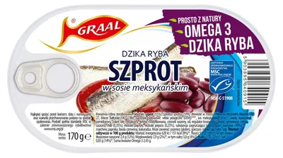 Zdjęcie produktu dla Graal Szprot w sosie meksykańskim 170 g