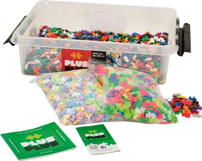 Immagine prodotto di Plus Plus mattoncini da costruzione 3600 colori mix neon, pastello e base