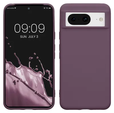 Produktbild von kwmobile Handyhülle für Google Pixel 8 Hülle - TPU Case - Kabelloses Laden - Schutzhülle Cover in Helle Iris