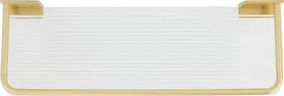 Image de etagère murale 30cm pour salle de bains Porte-serviettes en aluminium acrylique