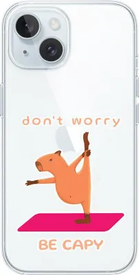 Obrázek produktu pro Ochranné pouzdro pro iPhone 15, průhledné silikonové provedení