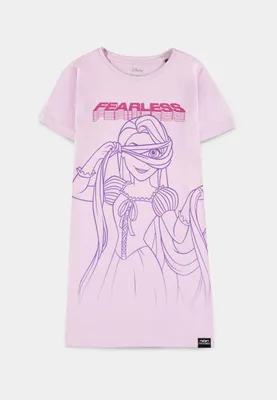 Produktbild von Disney Fearless Princess (Kids) - Rapunzel Girls Short Sleeved T-shirt Dress - 122/128