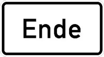 Produktbild von Zusatzschild 1012-31, 330x600mm Ende RAL-Gütezeichen Folie RA1