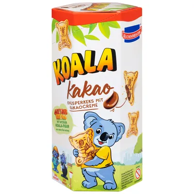 Image de Kuchenmeister Koala cacao biscuits sucrés croustillants en forme d'ours 75g
