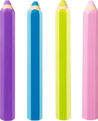 Produktbild von 24X BRUNNEN 1027395 Radiergummi „Stift“, Sortiert
