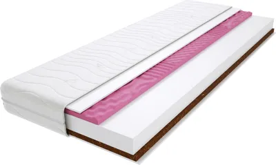 Produktbild von Schaumstoff Matratze 210x210 cm Doppelmatratze, H3 & H5 Komfortschaummatratze 13 cm Hoch Kokosfaser Profilierter Moletschaum mit Klimafaser, Hypoallergen, HR-Schaum, Wendematratze, Gesteppter & Abnehmbarer Bezug Dora Molet