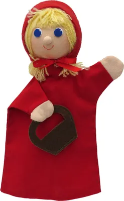 Obrázok produktu pre Maňuška na ruku Červená čiapočka 28 cm červená, 22856B