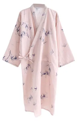Image de G-LIKE : Kimono, chemise de nuit, haori, yukata, style japonais, coton, pour femmes et hommes