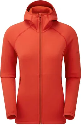 Produktbild von Fury Hoodie, Damen - Montane, Farbe:SAFFRON RED-SAF16, Größe:UK12/M