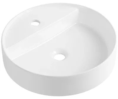 Immagine prodotto di CERANO - Lavabo in Vetroceramica - da appoggio - Lario - bianco lucido - Ø 45 cm